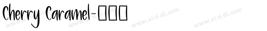 Cherry Caramel字体转换
